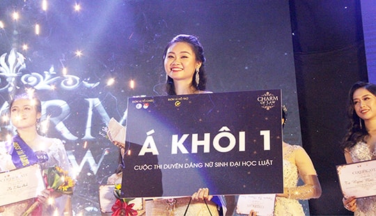 Nữ sinh Học viện Tòa án đoạt giải Á khôi 1 - "Duyên dáng nữ sinh Luật - Charm of Law 2018"