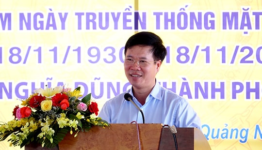 Trưởng Ban Tuyên giáo Trung ương dự ngày hội Đại đoàn kết tại Quảng Ngãi