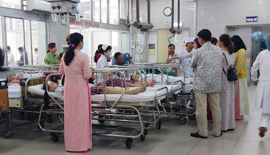 Sức khoẻ học sinh vụ sập giàn giáo trong lễ 20/11 giờ ra sao?