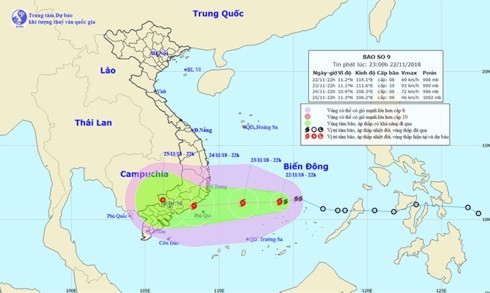 Bộ trưởng Bộ GD-ĐT có công điện khẩn về ứng phó với bão số 9