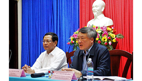 Chánh án Nguyễn Hoà Bình kiểm tra công tác chuyên môn TAND Cấp cao tại Đà Nẵng