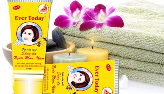 Thu hồi sữa rửa mặt Ever today và bột tắm trắng Ngọc Trai kém chất lượng