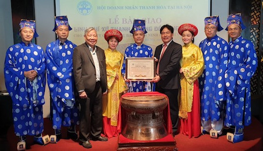 Lễ trao, nhận trống đồng Ngọc Lũ khắc hoạ nhiều địa danh ở Thanh Hóa