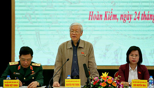 "Lấy phiếu tín nhiệm không phải để truy trách nhiệm hay thay đổi cán bộ ngay"