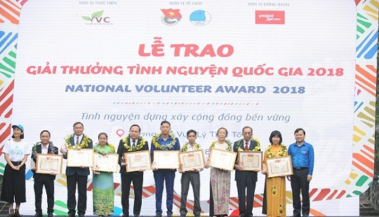 Vinh danh những đội, nhóm, câu lạc bộ tình nguyện năm 2018