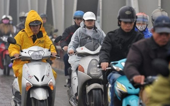 Miền Bắc mưa rét, nhiệt độ giảm sâu