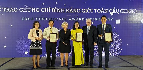 Maritime Bank nhận chứng chỉ về bình đẳng giới toàn cầu Edge