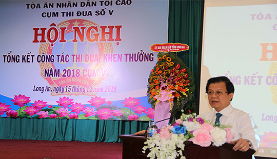 Cụm thi đua số V-TAND: Lượng án thụ lý, giải quyết tăng, chất lượng ngày càng nâng lên