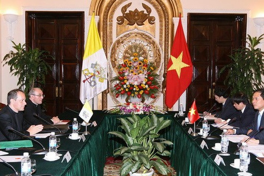 Quan hệ Việt Nam - Vatican đang phát triển theo chiều hướng tích cực