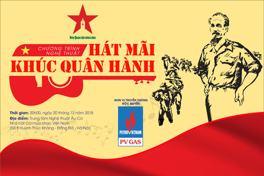 Sắp tổ chức đêm nghệ thuật “Hát mãi khúc quân hành”