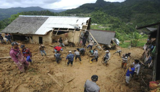 Sạt lở đất tại Indonesia làm 15 người thiệt mạng