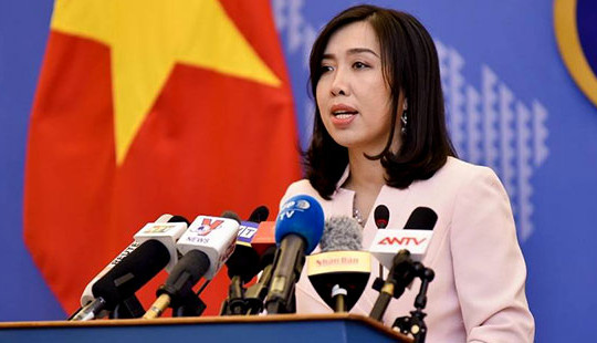 Bộ Ngoại giao Việt Nam lên tiếng về việc tàu Mỹ đi qua quần đảo Hoàng Sa