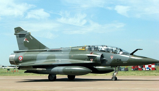 Tiêm kích cơ đa nhiệm Mirage 2000D của Pháp "biến mất" gần biên giới Thụy Sĩ