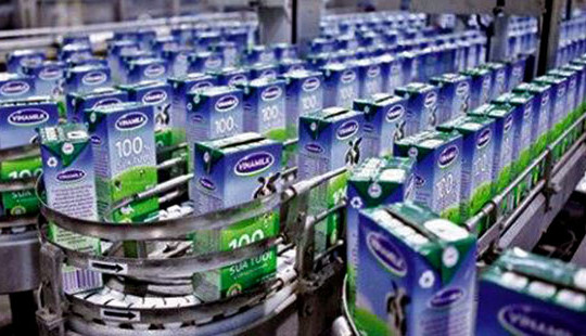 Doanh thu quý 4 năm 2018 của Vinamilk tăng hơn 5,3% so với cùng kỳ