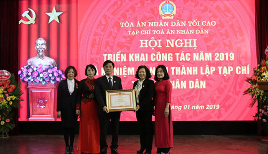 Tạp chí TAND kỷ niệm 65 năm ngày truyền thống