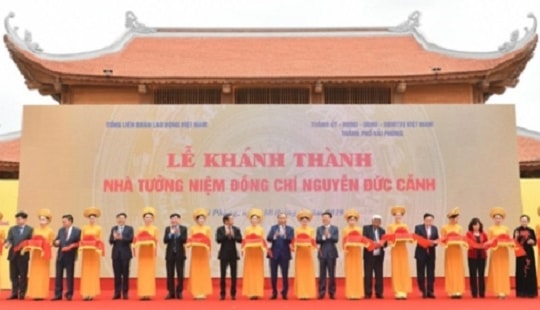 Khánh thành khu tưởng niệm đồng chí Nguyễn Đức Cảnh rộng hơn 3ha