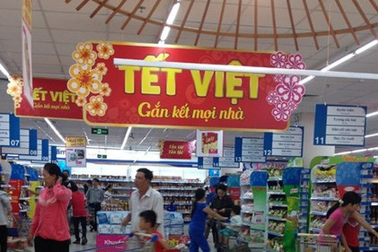 Giá cả ổn định tại siêu thị trong ngày đầu tiên của năm Kỷ Hợi
