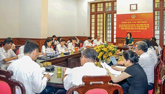 Đổi mới, tăng cường đối thoại, hòa giải trong giải quyết tranh chấp dân sự, khiếu kiện hành chính tại TAND
