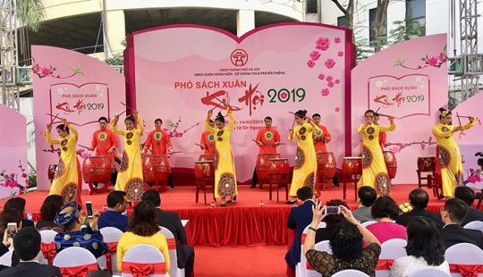 Nhiều hoạt động tại Phố Sách Xuân Kỷ Hợi 2019