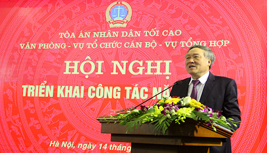 Văn phòng TANDTC và các vụ Tổ chức-Cán bộ, Tổng hợp triển khai công tác năm 2019