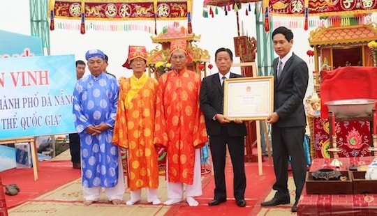 Lễ hội Cầu ngư ở Đà Nẵng được công nhận là Di sản Văn hóa phi vật thể quốc gia