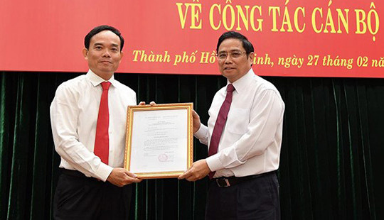 Bộ Chính trị quyết định ông Trần Lưu Quang làm Phó Bí thư Thường trực Thành ủy TP HCM