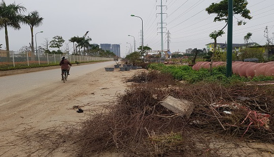 Tuyến đường trọng điểm nối hai vành đai nhếch nhác: Quận Tây Hồ quên chỉ đạo của thành phố?