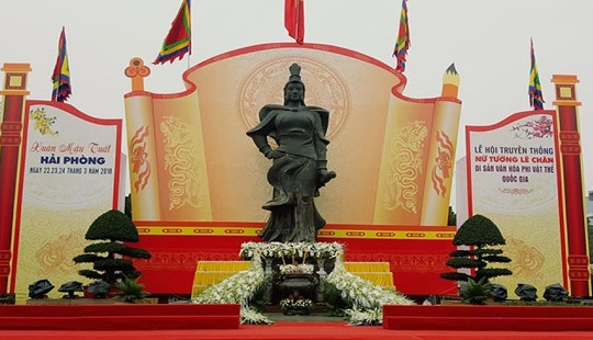 Lễ hội truyền thống Nữ tướng Lê Chân 2019 diễn ra trong 3 ngày