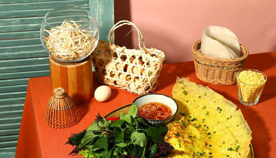 Ngon Garden ra mắt món "bánh xèo Hòa Bình" sau khi tiếp đón phái đoàn Triều Tiên