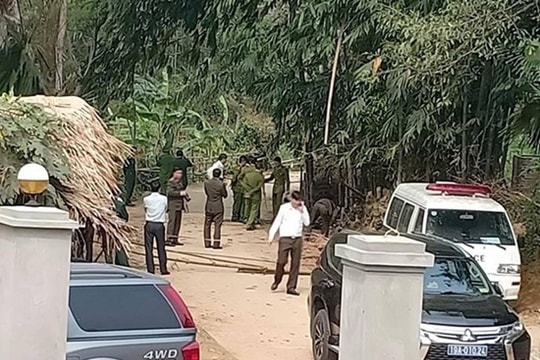 Tạm giữ người đàn ông nghi gài mìn nhà bạn gái