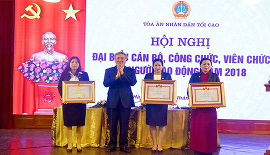 Hội nghị đại biểu cán bộ, công chức, viên chức và người lao động TANDTC năm 2018