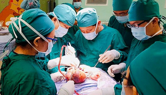 Tạo hình thành công cho bé sơ sinh không có hậu môn, teo thực quản