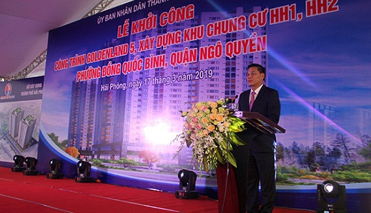 Hải Phòng: Khởi công xây dựng nhiều công trình, chung cư cao tầng