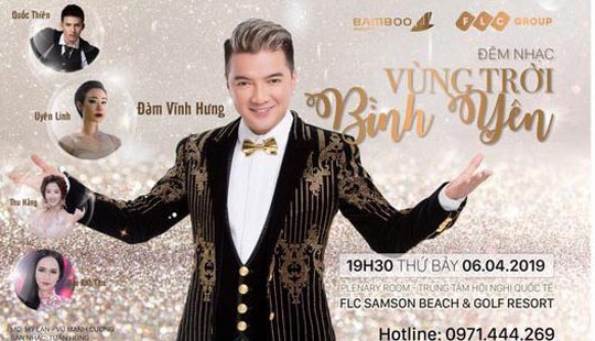 Mr Đàm và dàn sao “khủng” chuẩn bị đổ bộ FLC Sầm Sơn trong đêm nhạc “Vùng trời bình yên”