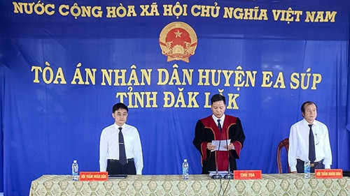 TAND huyện Ea Súp, tỉnh Đắk Lắk: Thực hiện tốt các yêu cầu về cải cách tư pháp