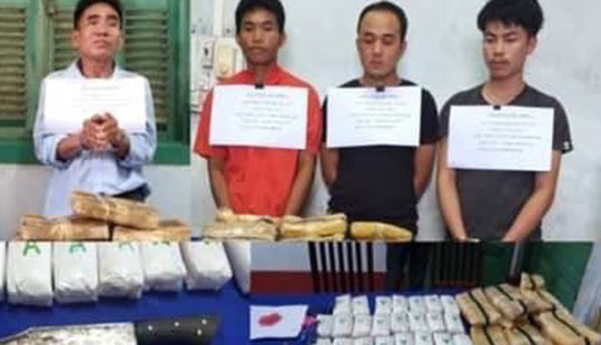 Triệt phá đường dây vận chuyển ma túy "khủng" xuyên biên giới