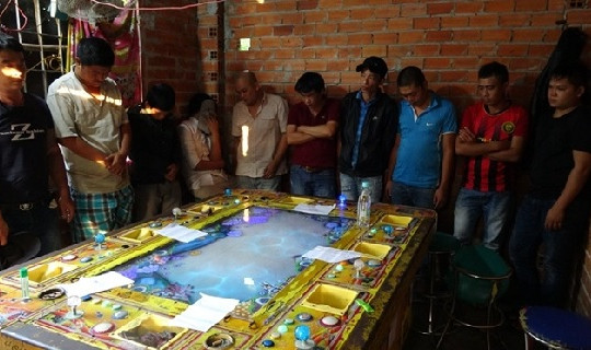 Bắt ổ bạc game bắn cá có 6 đối tượng dương tính với ma túy