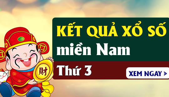 KQXSMN thứ 3 – XSMN T3 – Kết quả xổ số miền Nam thứ 3 hàng tuần