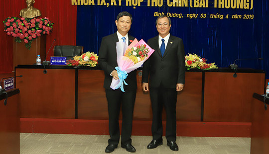 Bình Dương vừa có tân Chủ tịch Hội đồng Nhân dân tỉnh