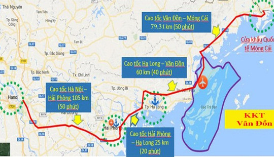 Khởi công cao tốc Vân Đồn - Móng Cái hơn 11 nghìn tỷ đồng
