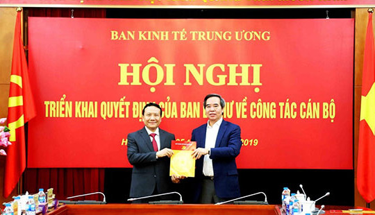 Giám đốc Đại học Quốc gia Hà Nội được bổ nhiệm làm Phó Trưởng ban Kinh tế Trung ương