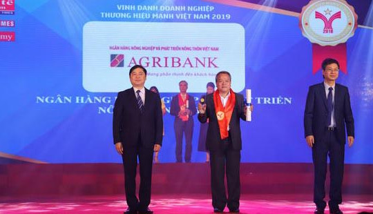 Agribank tự hào được vinh danh Thương hiệu mạnh Việt Nam 2018