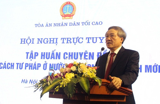 Hội nghị tập huấn chuyên đề về cải cách tư pháp: Đặt mục tiêu năm 2023 hoàn tất xây dựng Tòa án điện tử