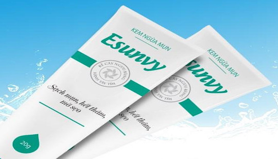 Đình chỉ lưu hành, thu hồi kem ngừa mụn Esunvy
