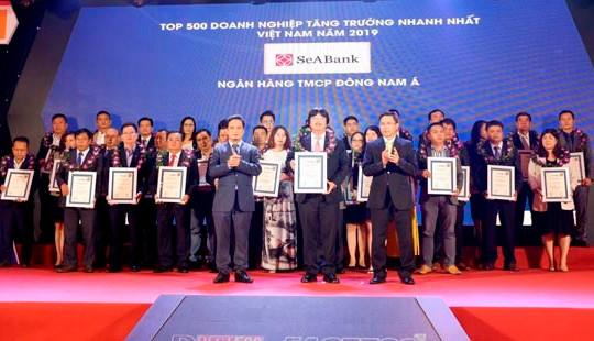 Seabank lọt top 500 doanh nghiệp tăng trưởng nhanh nhất Việt Nam