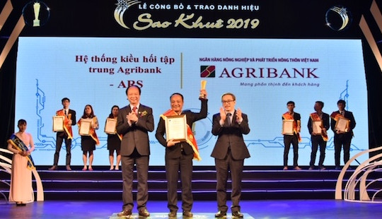 Agribank được vinh danh tại 02 hạng mục Giải thưởng Sao Khuê 2019