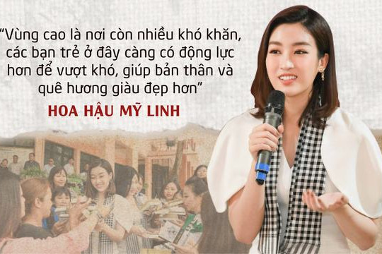 Những câu nói ấn tượng nhất của hoa hậu, á hậu Việt khi tặng sách ở Tây Bắc