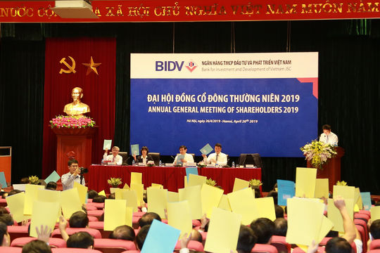 BIDV tổ chức Đại hội đồng cổ đông thường niên năm 2019