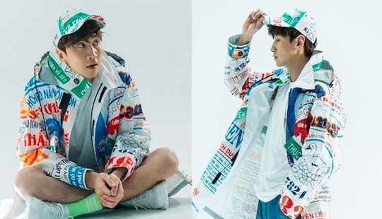 Fan thích thú với "xiêm y" độc lạ của Lee Kwang Soo trên bìa tạp chí