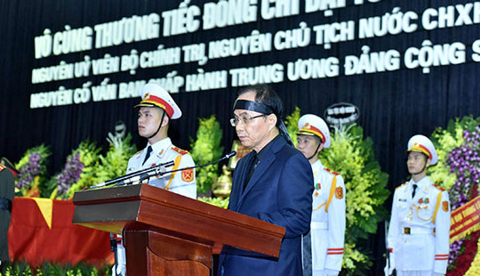 Lời cảm ơn của Ban Lễ tang và gia đình Đại tướng Lê Đức Anh
